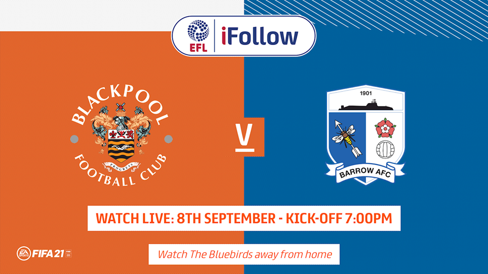 Graphic for Blackpool v Barrow on iFollow