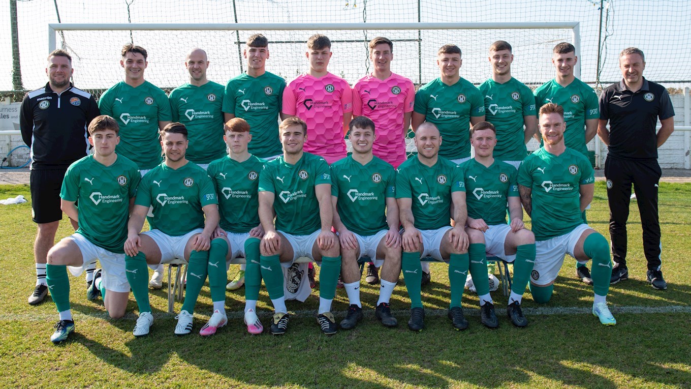A team photograph of Holker Old Boys in 2021/22
