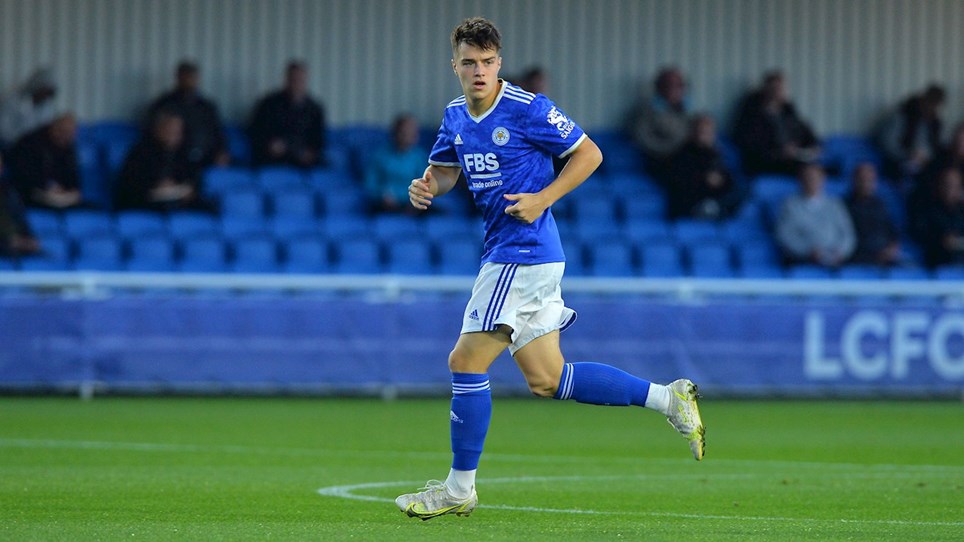 A photograph of Leicester City striker Jacob Wakeling